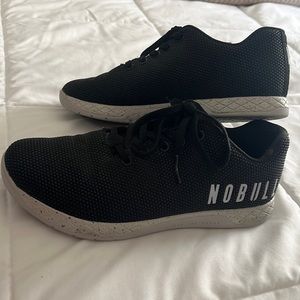 Nobull Trainers black and grey speckled, mens 8.5 womens 10